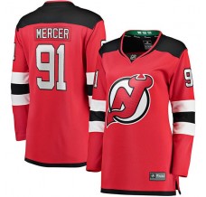 Dámský Dres New Jersey Devils Dawson Mercer 91 Červená Breakaway Domácí