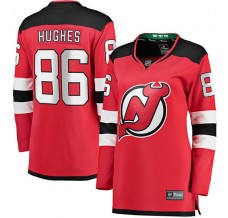Dámský Dres New Jersey Devils Jack Hughes 86 Červená Breakaway Domácí
