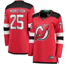 Dámský Dres New Jersey Devils Jacob Markstrom 25 Červená Premier Breakaway Domácí