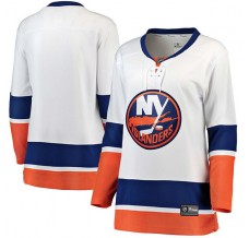 Dámský Dres New York Islanders Blank Bílá Breakaway Venkovní