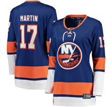 Dámský Dres New York Islanders Matt Martin 17 Královská Modrá Breakaway Domácí