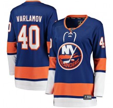 Dámský Dres New York Islanders Semyon Varlamov 40 Královská Modrá Breakaway Domácí