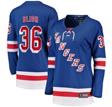 Dámský Dres New York Rangers Anton Blidh 36 Modrá Breakaway Domácí