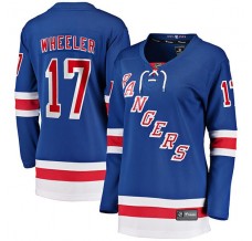 Dámský Dres New York Rangers Blake Wheeler 17 Modrá Breakaway Domácí