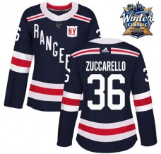 Dámský Dres New York Rangers Mats Zuccarello 36 2018 Winter Classic Patch Námořnická Modrá Authentic