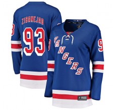 Dámský Dres New York Rangers Mika Zibanejad 93 Modrá Breakaway Domácí