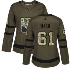 Dámský Dres New York Rangers Rick Nash 61 Maskáčová Zelená Authentic