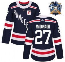 Dámský Dres New York Rangers Ryan McDonagh 27 2018 Winter Classic Patch Námořnická Modrá Authentic