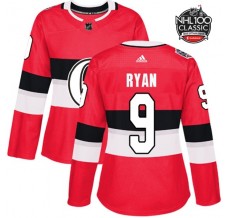 Dámský Dres Ottawa Senators Bobby Ryan 9 2017 100 Classic Patch Červená Authentic