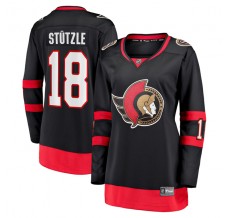 Dámský Dres Ottawa Senators Tim Stützle 18 Černá Breakaway Domácí