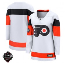 Dámský Dres Philadelphia Flyers Blank 2024 Stadium Series Patch Bílá Breakaway Alternativní