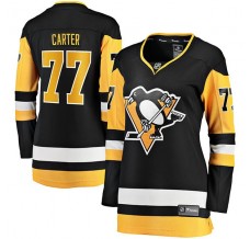 Dámský Dres Pittsburgh Penguins Jeff Carter 77 Černá Breakaway Domácí