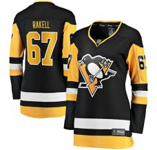 Dámský Dres Pittsburgh Penguins Rickard Rakell 67 Černá Breakaway Domácí