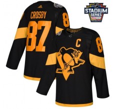 Dámský Dres Pittsburgh Penguins Sidney Crosby 87 2019 Stadium Series Patch Černá Authentic