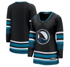 Dámský Dres San Jose Sharks Blank Černá Premier Breakaway Alternativní