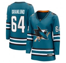 Dámský Dres San Jose Sharks Mikael Granlund 64 Tyrkysová Breakaway Domácí