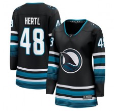 Dámský Dres San Jose Sharks Tomas Hertl 48 Černá Premier Breakaway Alternativní