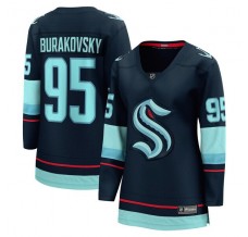 Dámský Dres Seattle Kraken Andre Burakovsky 95 Modrá Breakaway Domácí