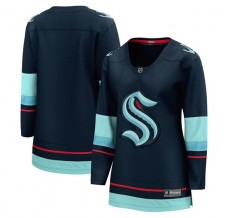 Dámský Dres Seattle Kraken Blank Modrá Breakaway Domácí