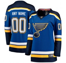 Dámský Dres St. Louis Blues Custom Modrá Breakaway Domácí