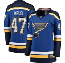 Dámský Dres St. Louis Blues Torey Krug 47 Modrá Breakaway Domácí