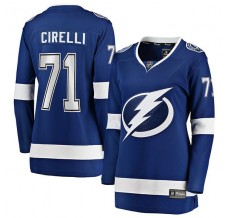 Dámský Dres Tampa Bay Lightning Anthony Cirelli 71 Modrá Breakaway Domácí