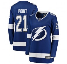Dámský Dres Tampa Bay Lightning Brayden Point 21 Modrá Breakaway Domácí