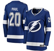 Dámský Dres Tampa Bay Lightning Nicholas Paul 20 Modrá Breakaway Domácí
