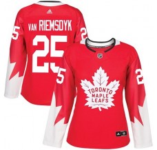 Dámský Dres Toronto Maple Leafs James Van Riemsdyk 25 Červená Authentic Alternativní