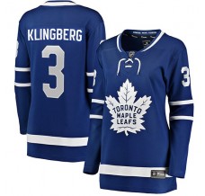 Dámský Dres Toronto Maple Leafs John Klingberg 3 Modrá Breakaway Domácí