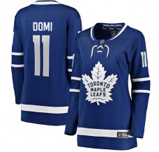Dámský Dres Toronto Maple Leafs Max Domi 11 Modrá Breakaway Domácí
