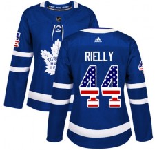 Dámský Dres Toronto Maple Leafs Morgan Rielly 44 USA Flag Fashion Modrá Authentic