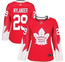 Dámský Dres Toronto Maple Leafs William Nylander 29 Červená Authentic Alternativní