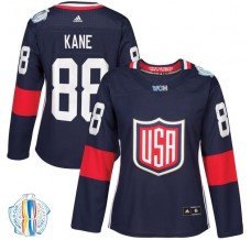 Dámský Dres USA Patrick Kane 88 2016 World Cup of Hockey Námořnická Modrá Authentic