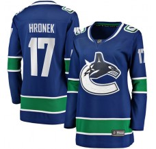 Dámský Dres Vancouver Canucks Filip Hronek 17 Modrá Breakaway Domácí