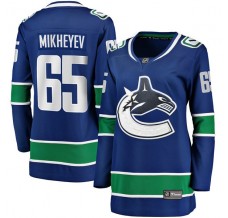 Dámský Dres Vancouver Canucks Ilya Mikheyev 65 Modrá Breakaway Domácí