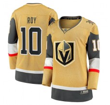 Dámský Dres Vegas Golden Knights Nicolas Roy 10 Zlatá Breakaway Domácí