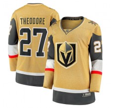 Dámský Dres Vegas Golden Knights Shea Theodore 27 Zlatá Breakaway Domácí