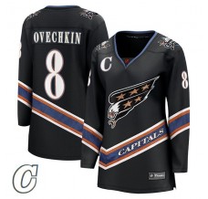 Dámský Dres Washington Capitals Alexander Ovechkin 8 Special Edition 2.0 Captain Patch Černá Breakaway Alternativní