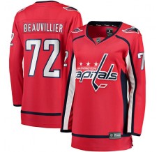 Dámský Dres Washington Capitals Anthony Beauvillier 72 Červená Breakaway Domácí