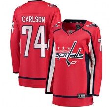 Dámský Dres Washington Capitals John Carlson 74 Červená Breakaway Domácí