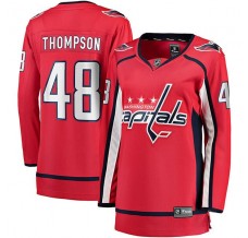 Dámský Dres Washington Capitals Logan Thompson 48 Červená Premier Breakaway Domácí