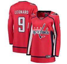 Dámský Dres Washington Capitals Ryan Leonard 9 Červená Breakaway Domácí