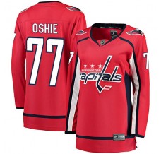 Dámský Dres Washington Capitals TJ Oshie 77 Červená Breakaway Domácí