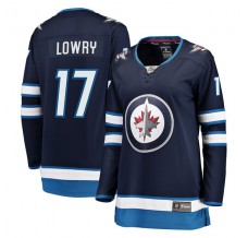Dámský Dres Winnipeg Jets Adam Lowry 17 Námořnická Modrá Breakaway Domácí