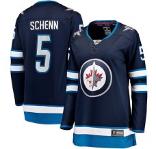 Dámský Dres Winnipeg Jets Luke Schenn 5 Námořnická Modrá Breakaway Domácí