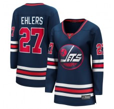 Dámský Dres Winnipeg Jets Nikolaj Ehlers 27 2021-22 Námořnická Modrá Premier Breakaway Alternativní