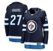 Dámský Dres Winnipeg Jets Nikolaj Ehlers 27 Námořnická Modrá Breakaway Domácí