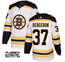 Dětské Dresy Boston Bruins Patrice Bergeron 37 Bílá Authentic