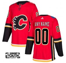 Dětské Dresy Calgary Flames Customized Červená Authentic